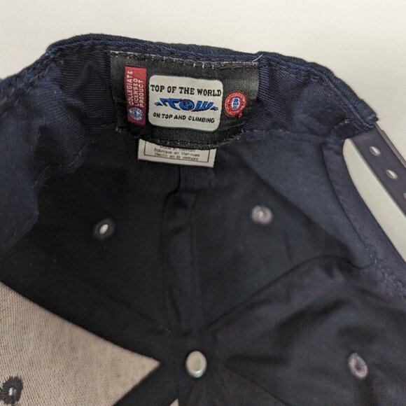 Vtg Georgetown Hoyas Hat Cap Men’s Snapback Spellout Bulldog 90s Y2K College - Picture 3 of 5